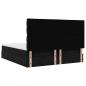 Preview: Ottoman-Bett mit Matratzen Schwarz 200x200 cm Samt