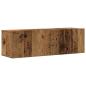 Preview: 5-tlg. TV-Schrank-Set Wandmontage Altholz-Optik Holzwerkstoff