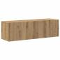 Preview: 7-tlg. TV-Schrank-Set Wandmontage Artisan-Eiche Holzwerkstoff