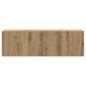 Preview: 7-tlg. TV-Schrank-Set Wandmontage Artisan-Eiche Holzwerkstoff