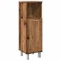 Preview: Badschrank Altholz-Optik 30x30x95 cm Holzwerkstoff