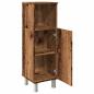 Preview: Badschrank Altholz-Optik 30x30x95 cm Holzwerkstoff