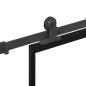 Preview: Schiebetür mit Beschlag 90x205 cm ESG-Glas & Aluminium