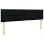 Preview: Ottoman-Bett mit Matratze Schwarz 180x200 cm Stoff