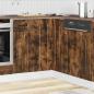 Preview: Küchen-Eckunterschrank Kalmar Räuchereiche Holzwerkstoff