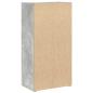 Preview: Bücherregal Betongrau 40x24x77 cm Holzwerkstoff