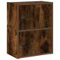 Preview: Bücherregal Räuchereiche 40x24x52 cm Holzwerkstoff