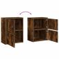Preview: Bücherregal Räuchereiche 40x24x52 cm Holzwerkstoff