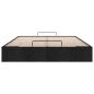 Preview: Ottoman-Bett ohne Matratze Schwarz 140x200 cm Stoff
