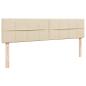 Preview: Ottoman-Bett mit Matratze Creme 180x200 cm Stoff