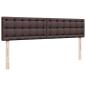 Preview: Ottoman-Bett mit Matratzen Dunkelbraun 180x200 cm Stoff
