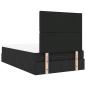 Preview: Ottoman-Bett mit Matratze Schwarz 120x190 cm Stoff