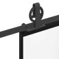 Preview: Schiebetür mit Beschlag 102x205 cm ESG-Glas & Aluminium