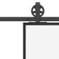 Preview: Schiebetür mit Beschlag 102x205 cm ESG-Glas & Aluminium
