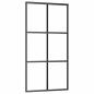 Preview: Schiebetür mit Beschlag 102x205 cm ESG-Glas & Aluminium
