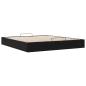 Preview: Ottoman-Bett ohne Matratze Schwarz 180x200 cm Samt