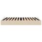 Preview: Ottoman-Bett ohne Matratze Creme 200x200 cm Stoff
