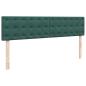 Preview: Ottoman-Bett mit Matratze Dunkelgrün 180x200 cm Samt