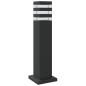 Preview: Wegeleuchten mit Bewegungsmelder 3 Stk. Schwarz 50 cm Aluminium