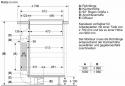 Preview: Bosch PVQ811H26E EEK: B Induktionskochfeldabzug, 80 cm breit, 500 m³/h, DirectSelect, Combi Zone, Kindersicherung, Rahmenlos aufliegend
