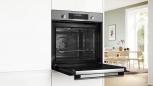 Preview: Bosch HBD672LS82 EEK: A+ Einbau-Backofen-Set mit Elektro-Kochfeld (HBG578BS3 + PKC845FP1D), 60 cm breit, 71 L, 3D-Heißluft, Air Fry, Pyrolytisch+Hydrolytisch, Kochfeld 80 cm breit, Rahmen aufliegend, schwarz