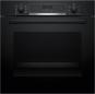 Preview: ARDEBO.de Bosch HBA574BB3 Serie 4 EEK: A+ Einbaubackofen, 71 L, 60 cm breit, 3D-Heißluft, AutoPilot 10, Versenkknebel, Pyrolytisch+Hydrolytisch, schwarz