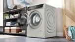 Preview: Bosch WGB2560X1 Serie 8 10kg Frontlader Waschmaschine, 60 cm breit, 1600 U/Moin, AquaStop, Fleckenautomatik, 4D Wash System, Nachlegefunktion, Silber-inox