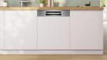 Preview: Bosch SMI4ETS08E Serie 4 Teilintegrierter Geschirrspüler, 60 cm breit, 13 Maßgedecke, AquaStop, Kindersicherung, HomeConnect, Gebürsteter Stahl