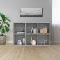 Preview: Bücherregal/Sideboard Grau Sonoma 66x30x98 cm Holzwerkstoff