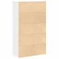 Preview: Bücherregal Weiß 60x24x101,5 cm Holzwerkstoff