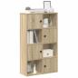 Preview: ARDEBO.de - Bücherregal Sonoma-Eiche 60x24x101,5 cm Holzwerkstoff