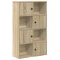 Preview: Bücherregal Sonoma-Eiche 60x24x101,5 cm Holzwerkstoff