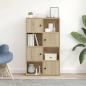 Preview: Bücherregal Sonoma-Eiche 60x24x101,5 cm Holzwerkstoff