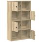 Preview: Bücherregal Sonoma-Eiche 60x24x101,5 cm Holzwerkstoff