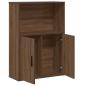 Preview: Bücherregal Braun Eichen-Optik 60x24x85 cm Holzwerkstoff