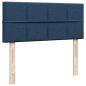 Preview: Ottoman-Bett mit Matratze Blau 120x190 cm Stoff
