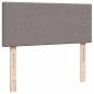 Preview: Ottoman-Bett mit Matratze Taupe 120x200 cm Stoff