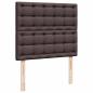 Preview: Ottoman-Bett mit Matratze Dunkelbraun 120x190 cm Stoff