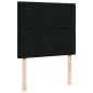Preview: Ottoman-Bett mit Matratze Schwarz 120x190 cm Stoff