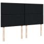 Preview: Ottoman-Bett mit Matratze Schwarz 180x200 cm Stoff