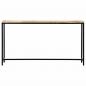 Preview: Konsolentisch 140 x 35 x 76 cm Massivholz Mango