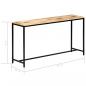 Preview: Konsolentisch 140 x 35 x 76 cm Massivholz Mango