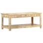 Preview: Couchtisch 110 x 50 x 45 cm Handgemalt Massivholz Mango
