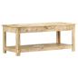 Preview: Couchtisch 110 x 50 x 45 cm Handgemalt Massivholz Mango