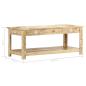 Preview: Couchtisch 110 x 50 x 45 cm Handgemalt Massivholz Mango