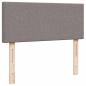 Preview: ARDEBO.de - Ottoman-Bett mit Matratze Taupe 120x190 cm Stoff
