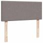 Preview: Ottoman-Bett mit Matratze Taupe 120x200 cm Stoff