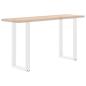 Preview: Couchtischbeine U-Form 2 Stk. Weiß 50x(90-91) cm Stahl