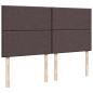 Preview: Ottoman-Bett mit Matratze Dunkelbraun 180x200 cm Stoff