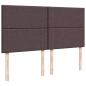 Preview: Ottoman-Bett mit Matratze Dunkelbraun 180x200 cm Stoff